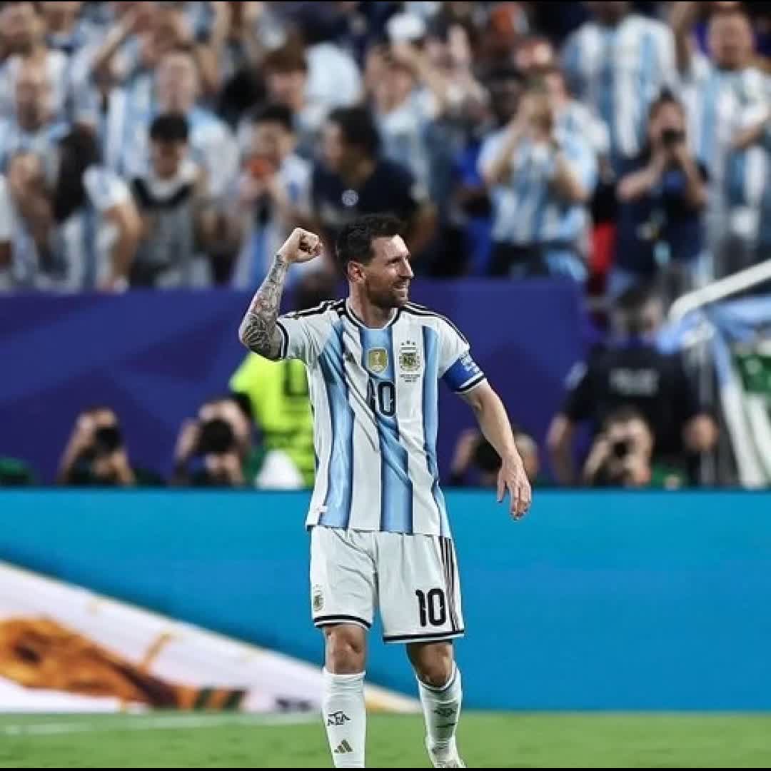 Post by American Sports: After missing the penalty. He has now scored from open play. His name is........ Lionel Messi 🇦🇷🐐 #buzzer #viral...