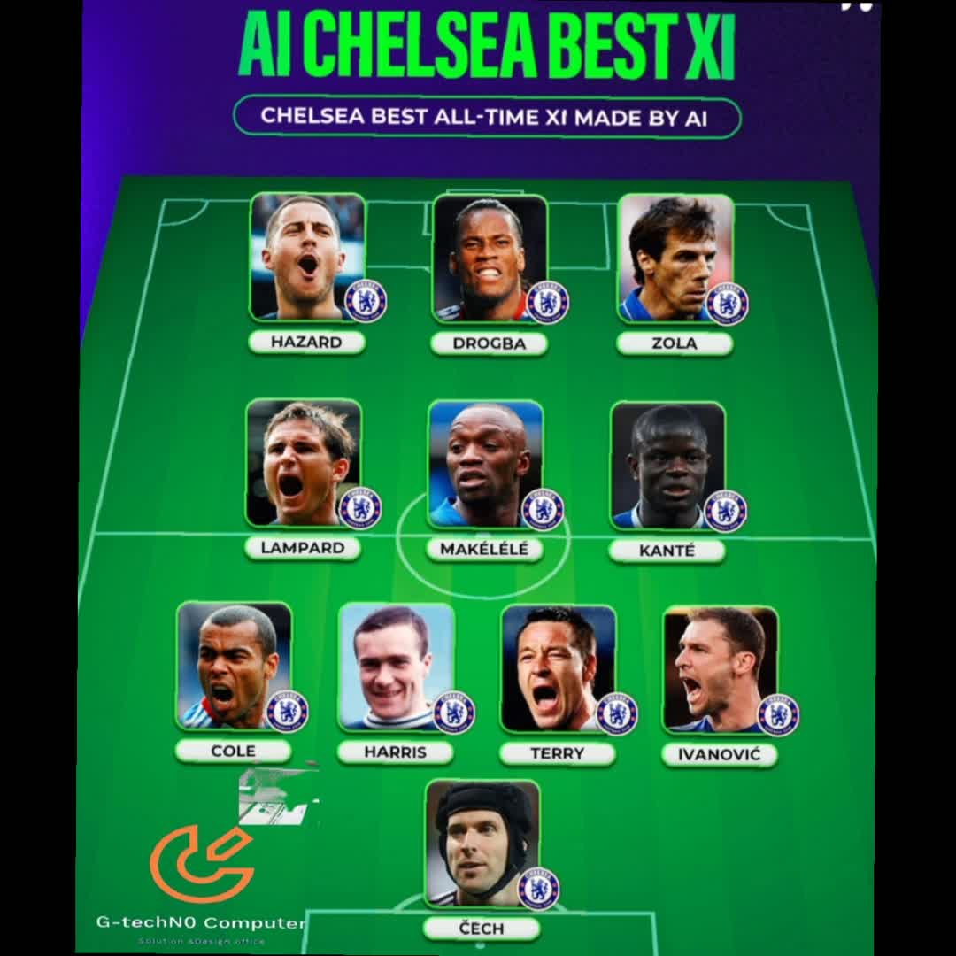 Post by Gashaw Beyene: G-techN0 The AI just dropped the ultimate Chelsea All-Time XI... and honestly, we aren’t arguing. 😤 Could anyone...