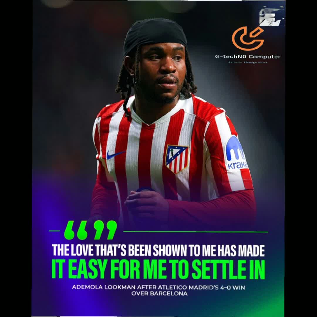 Post by Gashaw Beyene: G-techN0 Ademola Lookman is settling in fast, but can he lead Atlético all the way to Copa del Rey glory? 🏆...