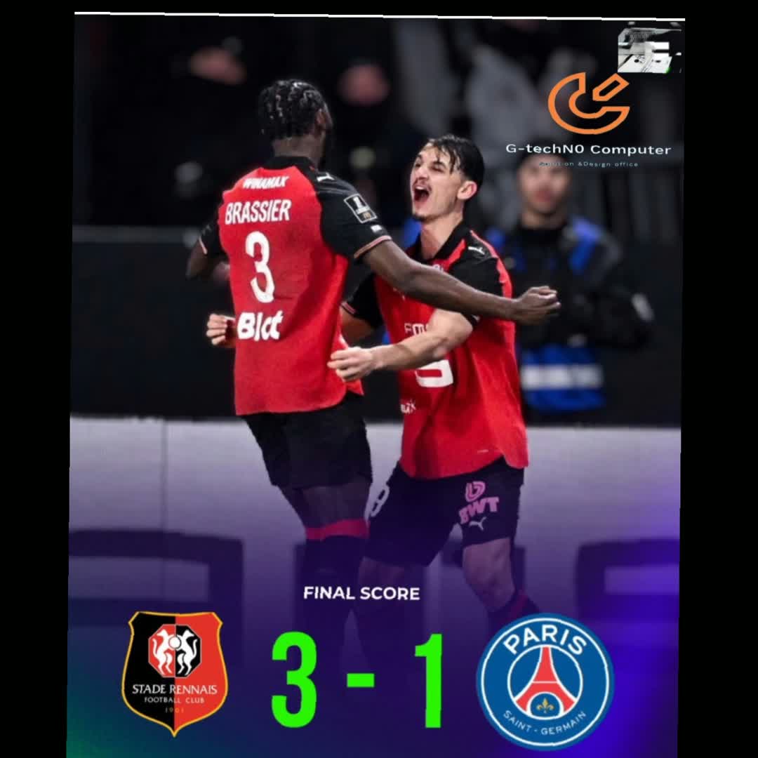 Post by Gashaw Beyene: G-techN0 🔴 HUGE UPSET AT ROAZHON PARK! ⚫️ Stade Rennais put on an absolute clinic today, taking down the giants of...
