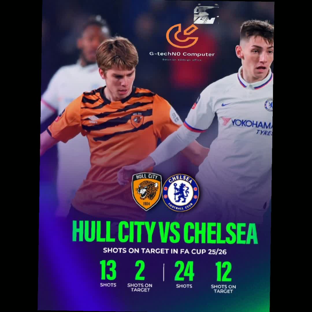 Post by Gashaw Beyene: G-techN0 The numbers are in for the Hull City vs. Chelsea clash in the 25/26 FA Cup, and the stats tell a wild story...