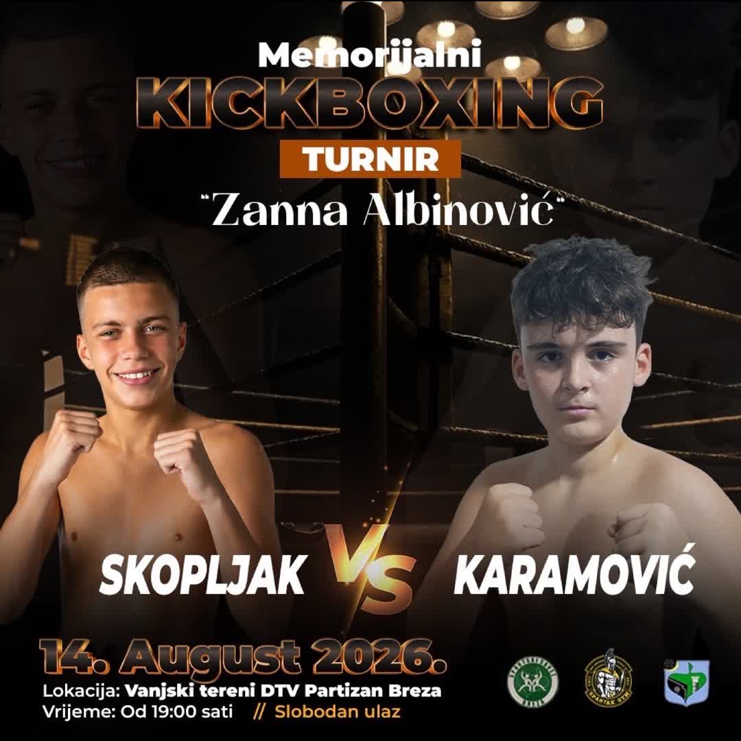 Post by Spartak Gym: 🥊🔥 DRUGI REVIJALNI MEČ POTVRĐEN! 🔥🥊 Još jedan zanimljiv okršaj očekuje nas 14. augusta u Brezi! 🔴 Adin Skopljak...