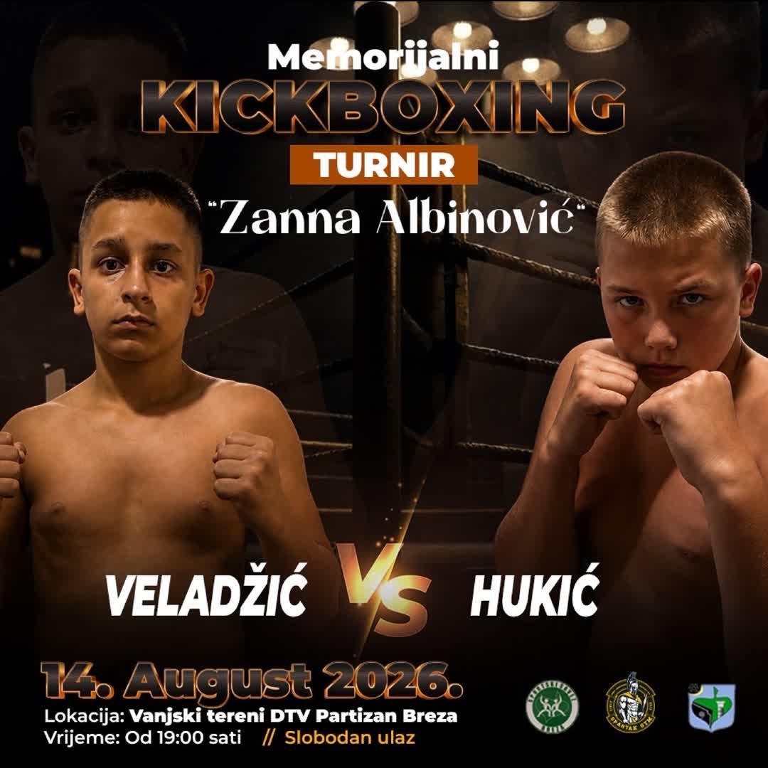 Post by Spartak Gym: 🥊🔥 PRVI REVIJALNI MEČ JE POTVRĐEN! 🔥🥊 Uzbuđenje počinje od samog otvaranja Memorijalnog kickboxing turnira...