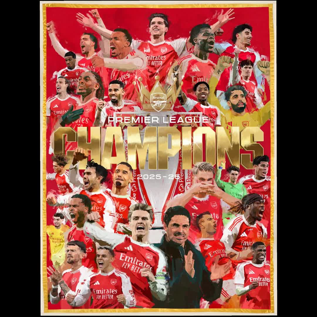 Post by bln Motivator: Premier league Champions 🏆 @sports_world_official #sports #arsenal #arsenalfootballclub #fyp #viral #football