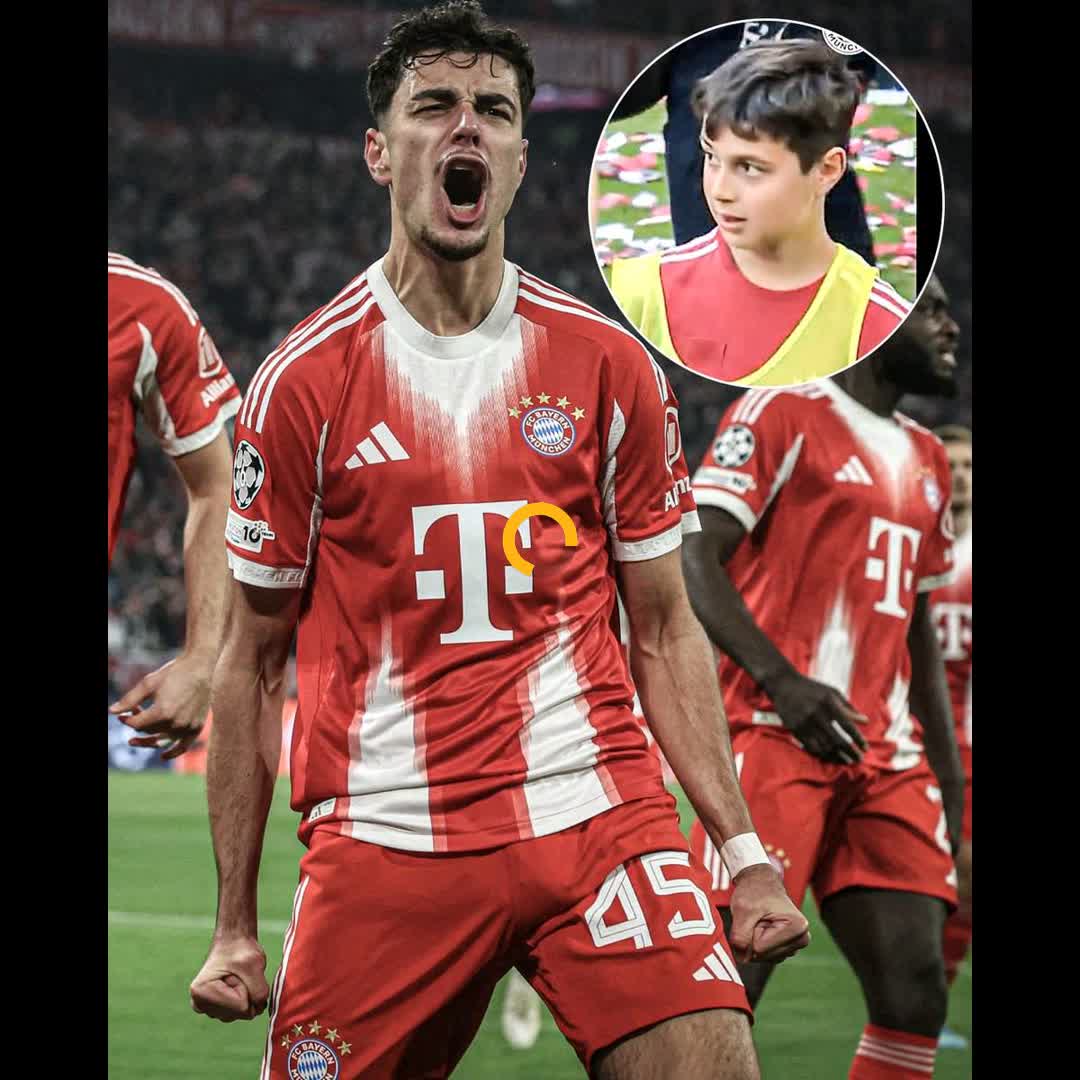 Post by Echo Buzz: In 2018, Aleksandar Pavlović was seen being a ball boy for Bayern Munich as just a boy 🥹 Today, he scored for...