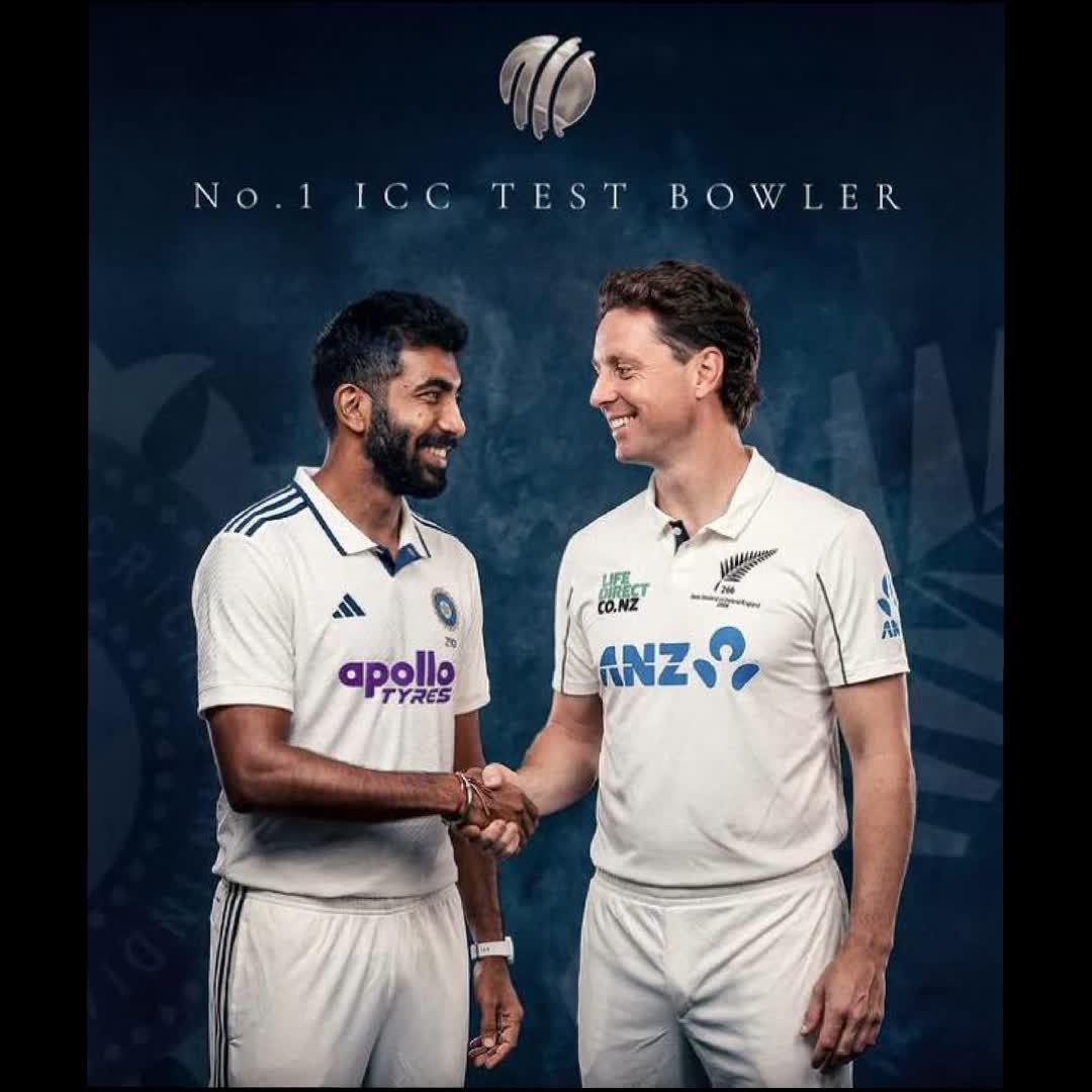Post by Cricket Circle: Two class acts now share the No.1 ICC Test bowler tag 🇮🇳🇳🇿🥇 Jasprit Bumrah 🤝 Matt Henry