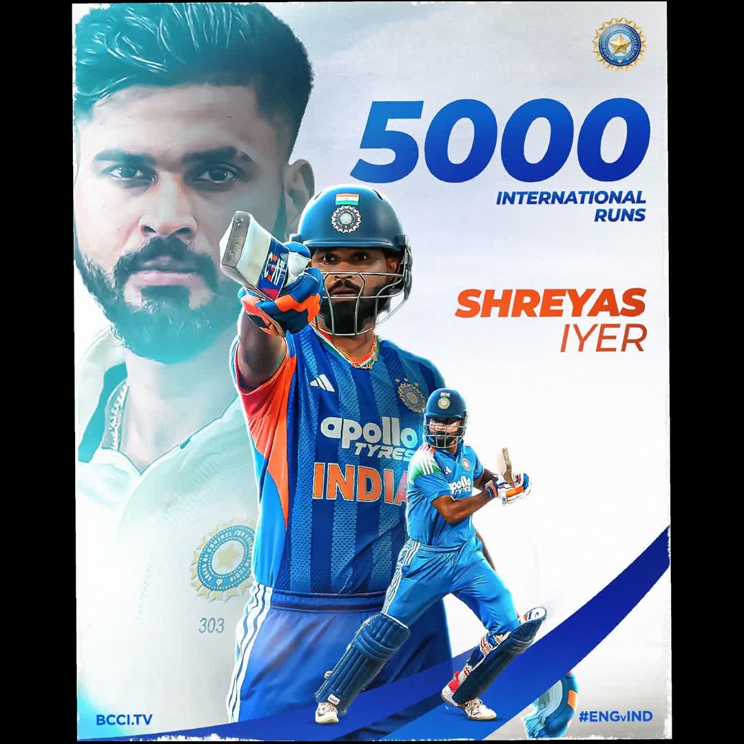 Post by Cricket Circle: BCCI POSTER FOR CAPTAIN SHREYAS IYER. ⭐🇮🇳 #buzzer #viral #fyp #sports #cricket