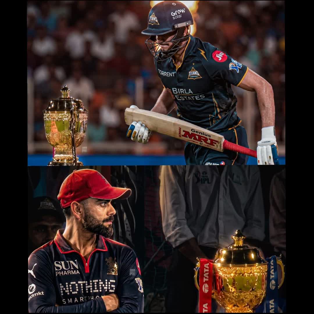 Post by Cricket Circle: Head to Head RCB Vs GT Total Match - 9 RCB - 5 ❤️ GT - 4 💙 #buzzer #viral #fyp #sports #Daily #buzzer_fan_official...