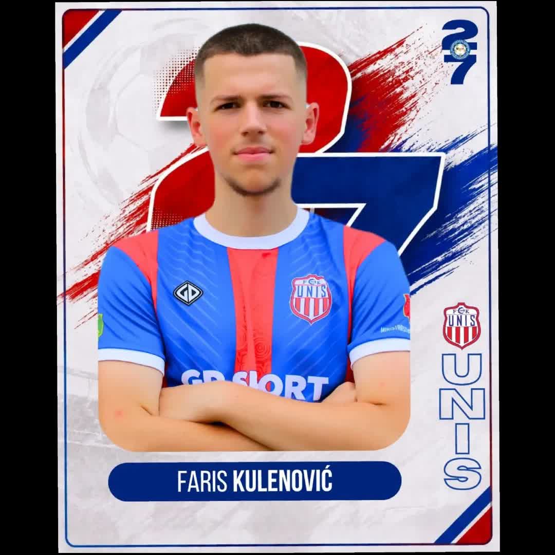 Post by Fudbalski klub UNIS: Hrabro i ponosno: Faris Kulenović i u novoj sezoni s nama! 🦁 Naš Faris Kulenović, koji je uporedo s ponosom...