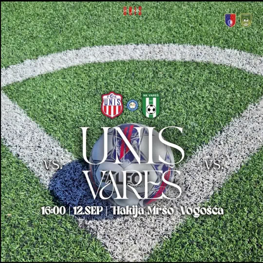 Post by Fudbalski klub UNIS: U subotu smo ponovo kod kuće! ❤️💙 UNIS dočekuje NK Vareš, a cilj je jasan – nastaviti pozitivan niz. Za to nam...