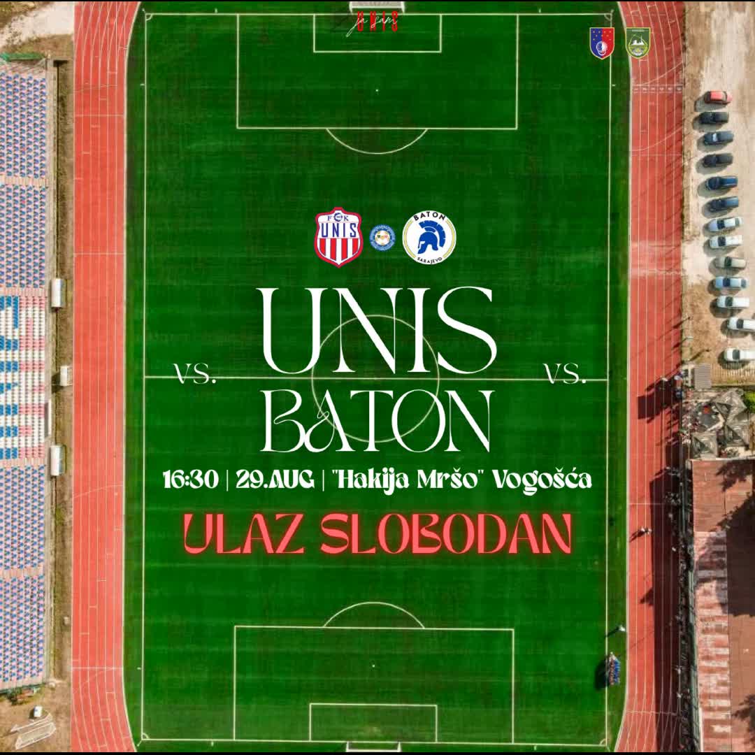 Post by Fudbalski klub UNIS: 𝐒𝐔𝐁𝐎𝐓𝐀 𝐉𝐄 𝐑𝐄𝐙𝐄𝐑𝐕𝐈𝐒𝐀𝐍𝐀 𝐙𝐀 𝐔𝐍𝐈𝐒! Prva domaća utakmica nove sezone i prvi put ove sezone...