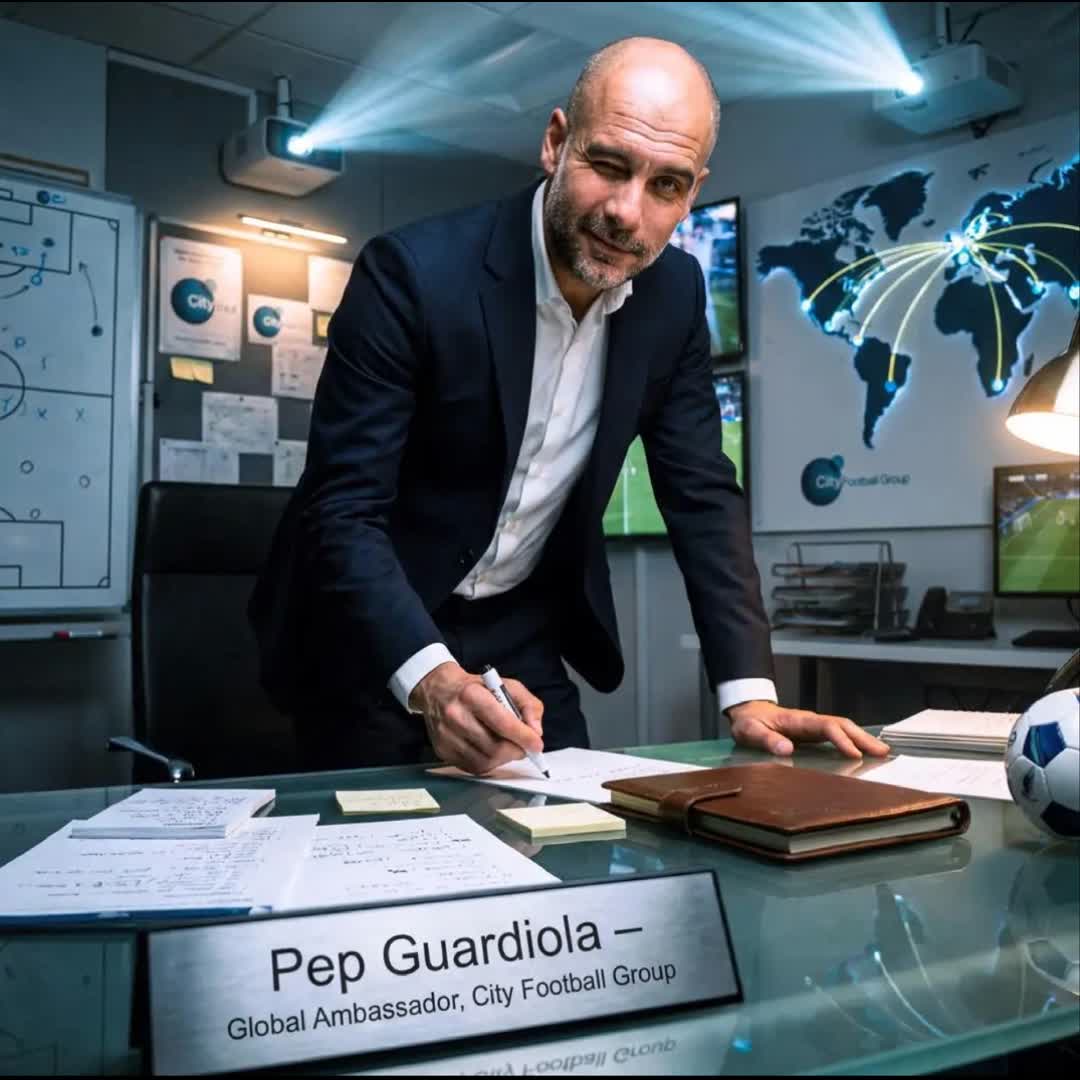 Post by Alamuddin Aba: 🚨 𝐎𝐅𝐅𝐈𝐂𝐈𝐀𝐋: Pep Guardiola will now take up a role as 𝐆𝐥𝐨𝐛𝐚𝐥 𝐀𝐦𝐛𝐚𝐬𝐬𝐚𝐝𝐨𝐫 𝐟𝐨𝐫 𝐭𝐡𝐞...