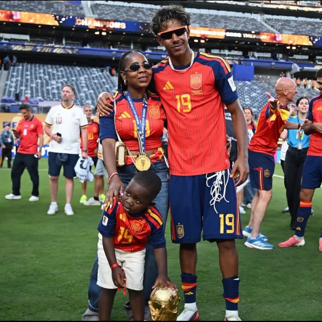 Post by Hugues Gloire Ishimwe: 🌟🇪🇸 𝐋𝐀𝐌𝐈𝐍𝐄 𝐘𝐀𝐌𝐀𝐋'𝐒 𝐓𝐑𝐎𝐏𝐇𝐈𝐄𝐒 𝐀𝐓 𝐉𝐔𝐒𝐓 𝟏𝟗 𝐘𝐄𝐀𝐑𝐒 𝐎𝐋𝐃: 🏆 La Liga 2023. 🏆 EURO...