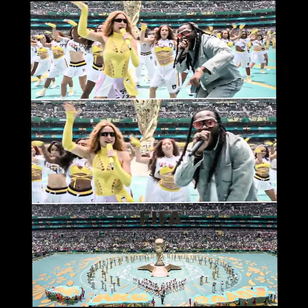 Post by Charles Nwokolo: Shakira and Burna Boy light up the 2026 FIFA World Cup Opening Ceremony 🏟️⚡️