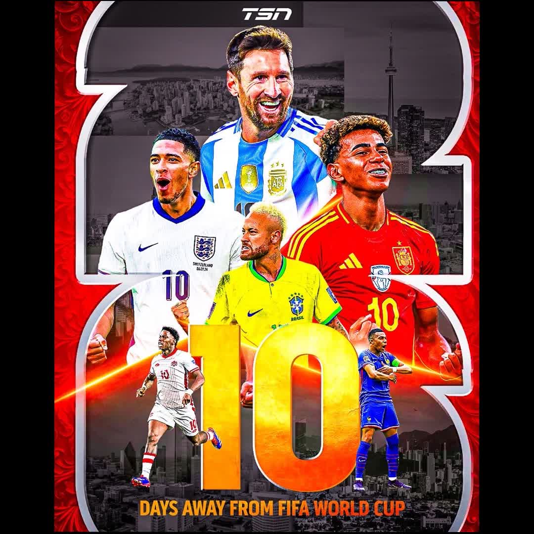 Post by Charles Nwokolo: The #FIFAWorldCup is just TEN days away! 🔥 #buzzer #viral #fyp #sports #Daily #football #buzzer_fan_official...