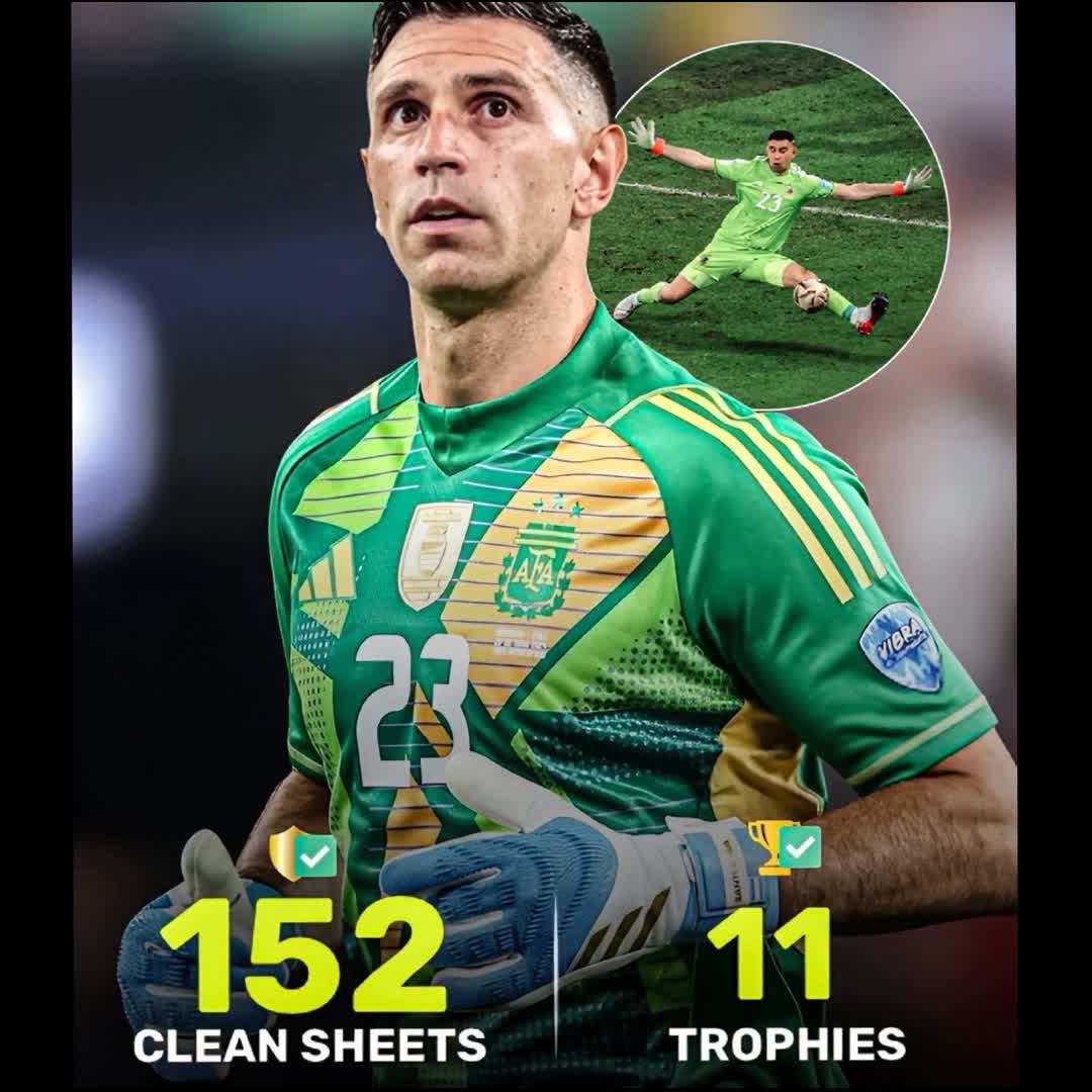 Post by Charles Nwokolo: 🇦🇷 Emiliano Martínez — Underrated Career Stats for Club and Country: 🏟️ 416 games 🧤 152 clean sheets 🏆 World...