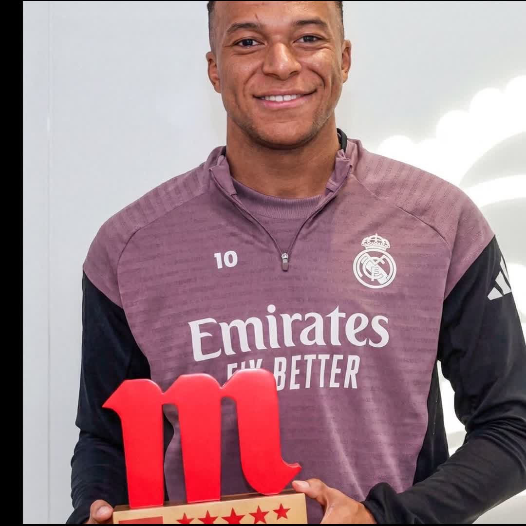 Post by Charles Nwokolo: 🥇🇫🇷 OFFICIAL: Kylian Mbappé wins Real Madrid Player of the Season 2025/26. #buzzer #viral #fyp #sports #Daily...