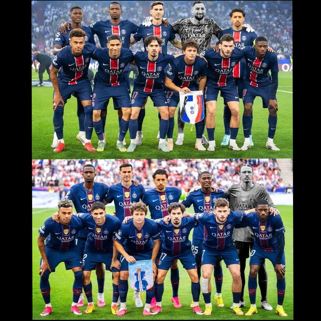 Post by Charles Nwokolo: PSG really started the same 10 outfield players in their back-to-back UCL final wins 🇫🇷🪞 2025 ⏩ 2026 #sports...