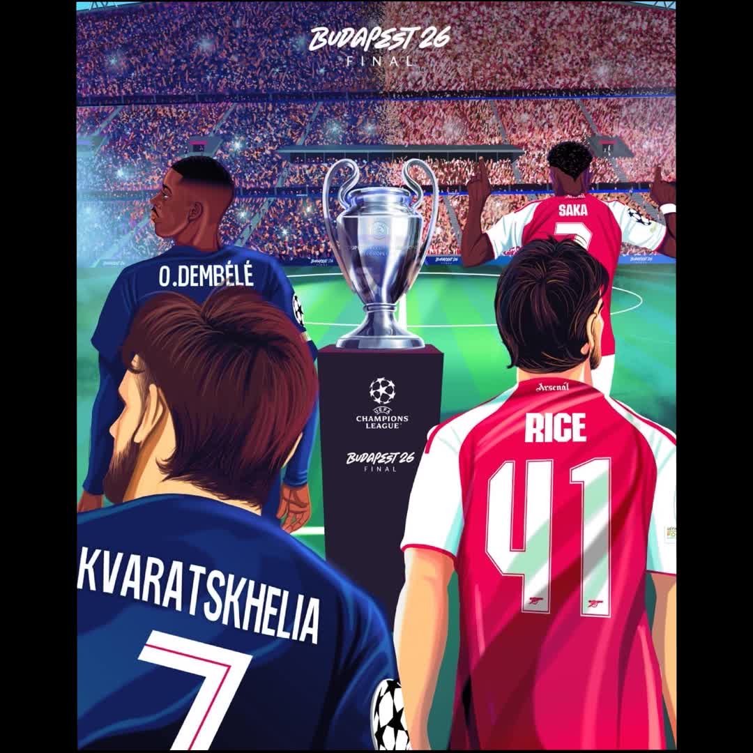 Post by Charles Nwokolo: Today is the day 👊 Will PSG make it back-to-back, or will Arsenal add to their Premier League triumph? 🏆 *Who are...