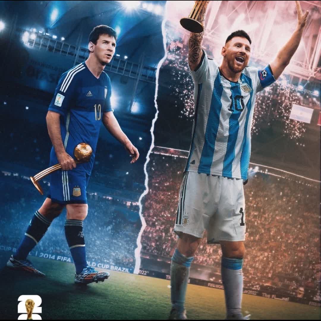 Post by Charles Nwokolo: 2️⃣ days to go. Lionel Messi is the only player to win two #FIFAWorldCup adidas Golden Ball awards 🏆🏆