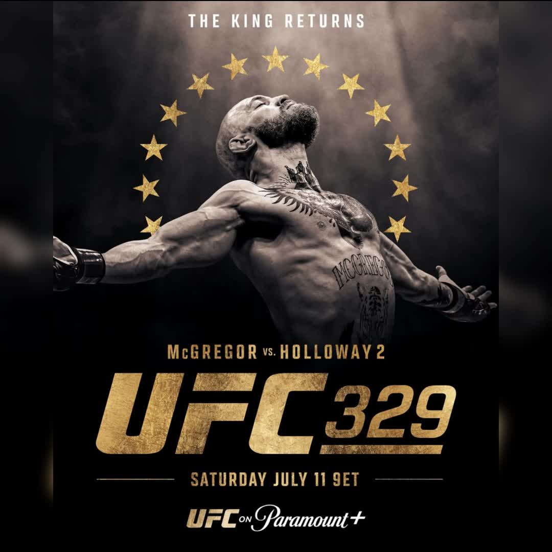 Post by MMA FIGHTER: Stay ready...only 10 days left until #UFC329 Streaming live July 11 9pm ET on Paramount+ #buzzer #viral #fyp #sports...