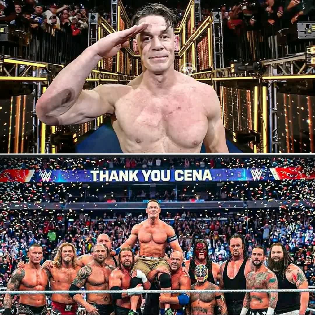 Post by Sports GT: THANK YOU JOHN CENA ❤️🫡 John Cena has officially retired from WWE 💔 🏆 17x World Champion 🏆 5x U.S. Champion 🏆...