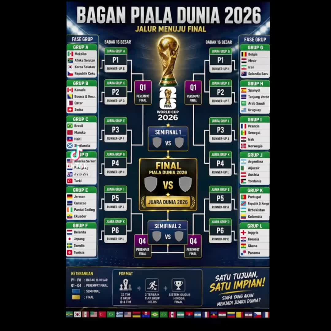 Post by Mirdan .: Bagan piala Dunia 2026 #football #buzzer_fan_official #viral #fyp #buzzer