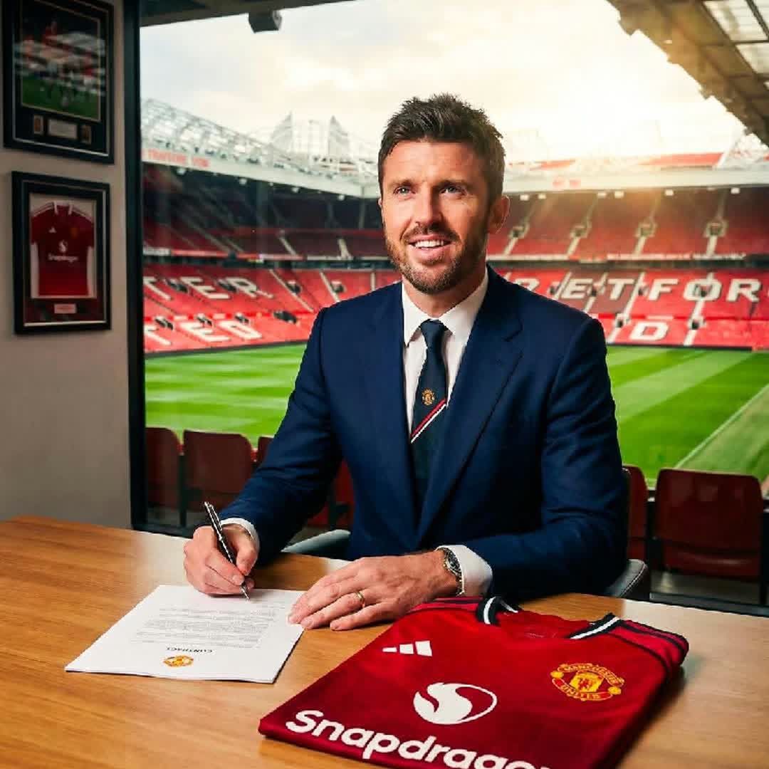 Post by World Goal: 🚨 𝐁𝐑𝐄𝐀𝐊𝐈𝐍𝐆: Michael Carrick has just 𝐒𝐈𝐆𝐍𝐄𝐃 his contract as Man United manager 🛑🔐 He’s back on a...