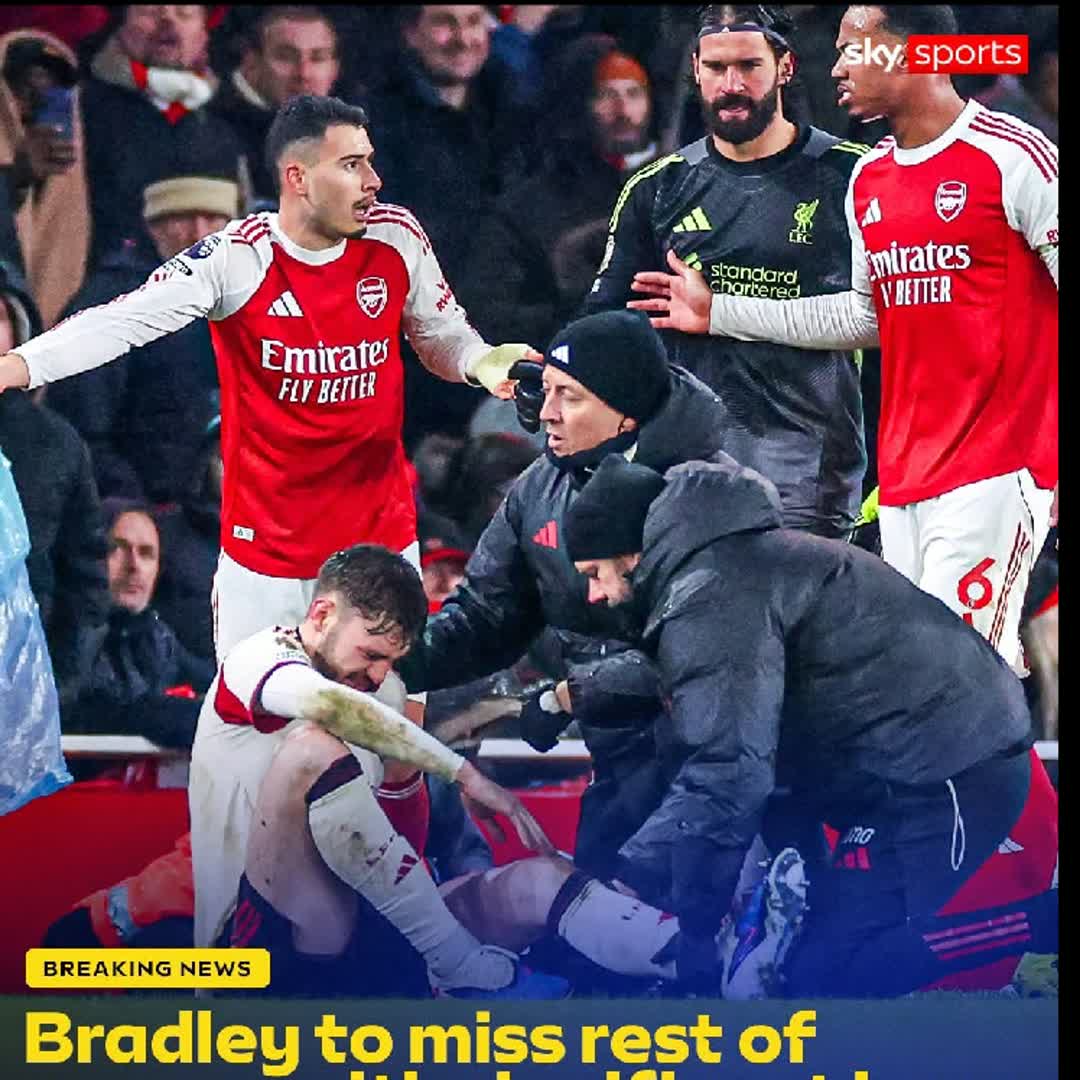 Post by World Goal: BREAKING: Conor Bradley will miss the rest of the season with a significant knee injury sustained at Arsenal 🚨...