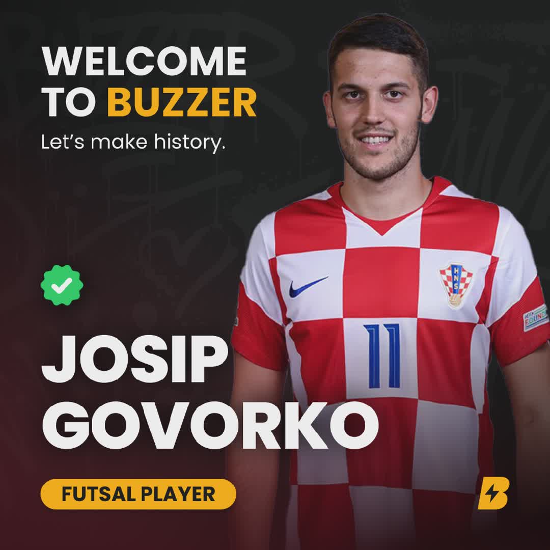 Post by Buzzer Fan: 🚨⚽ Welcome Josip Govorko to Buzzer! 🌍🔥 Josip Govorko is a talented Croatian futsal forward who has already made...