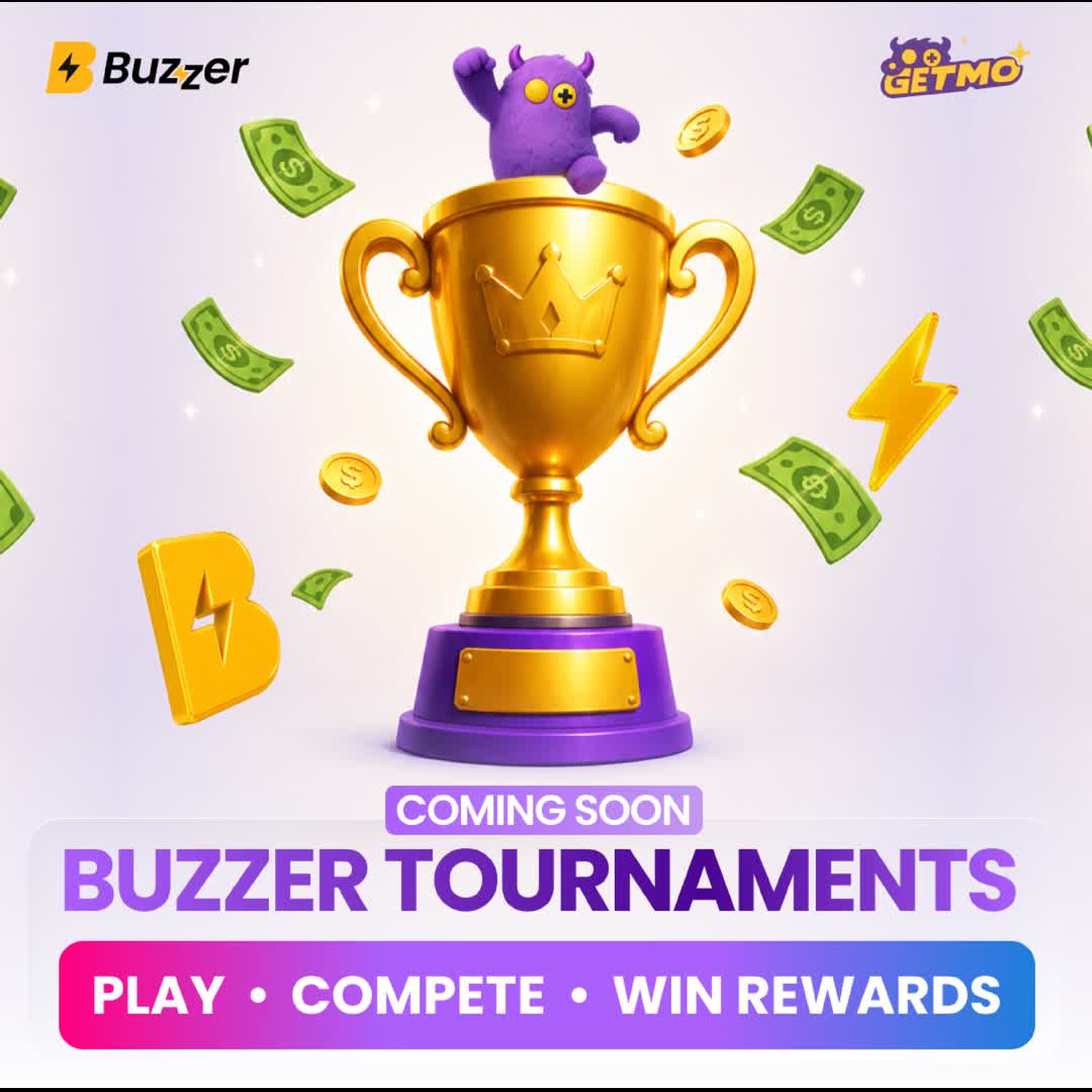 Post by Buzzer Fan: Buzzer Tournaments are coming soon. When a tournament starts, we'll announce the game. You play it, your score hits...
