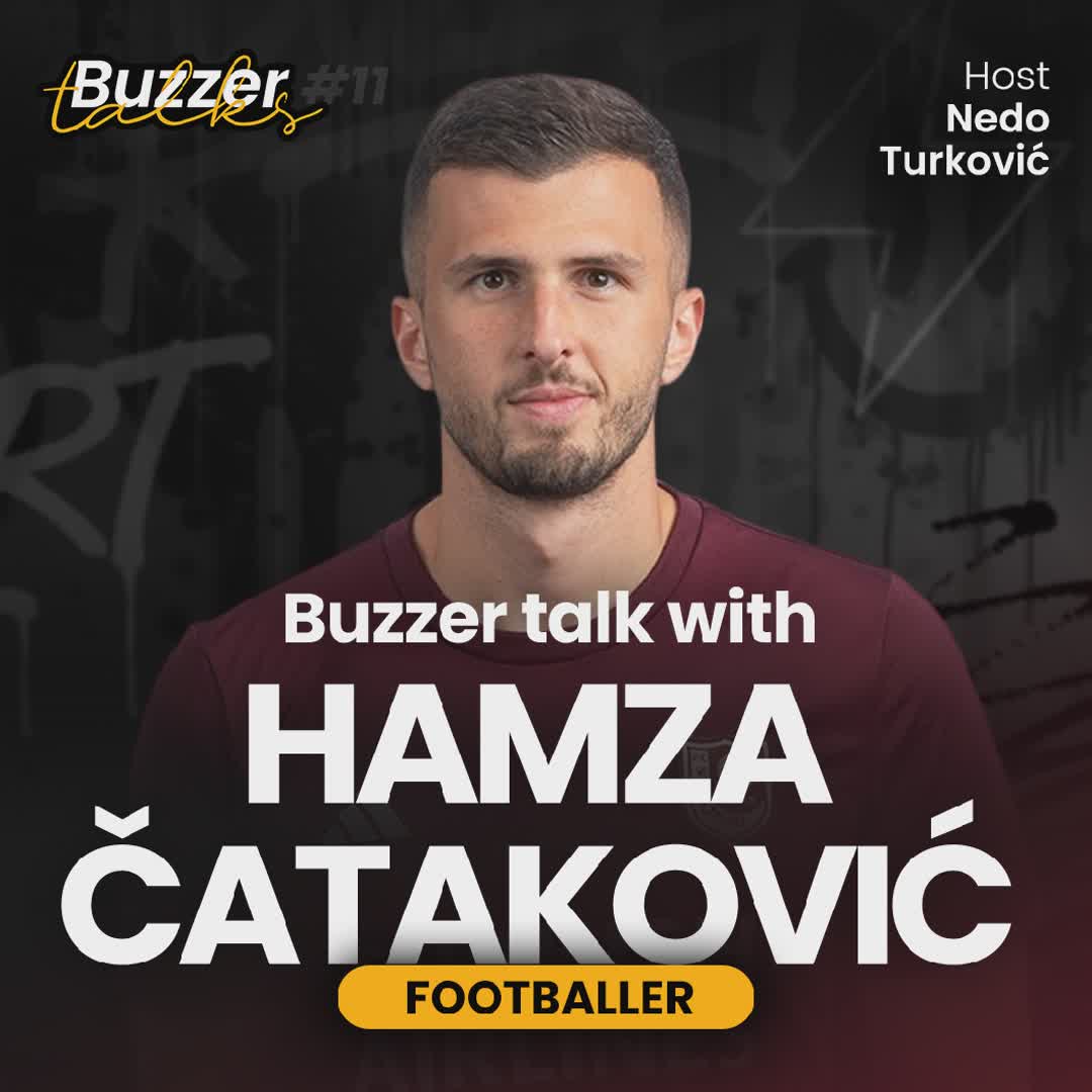 Post by Buzzer Fan: ⚡️Buzzer Talks #11 | Host Nedo Turković sat down with Bosnian footballer Hamza Čataković! 📺 Watch the full episode...