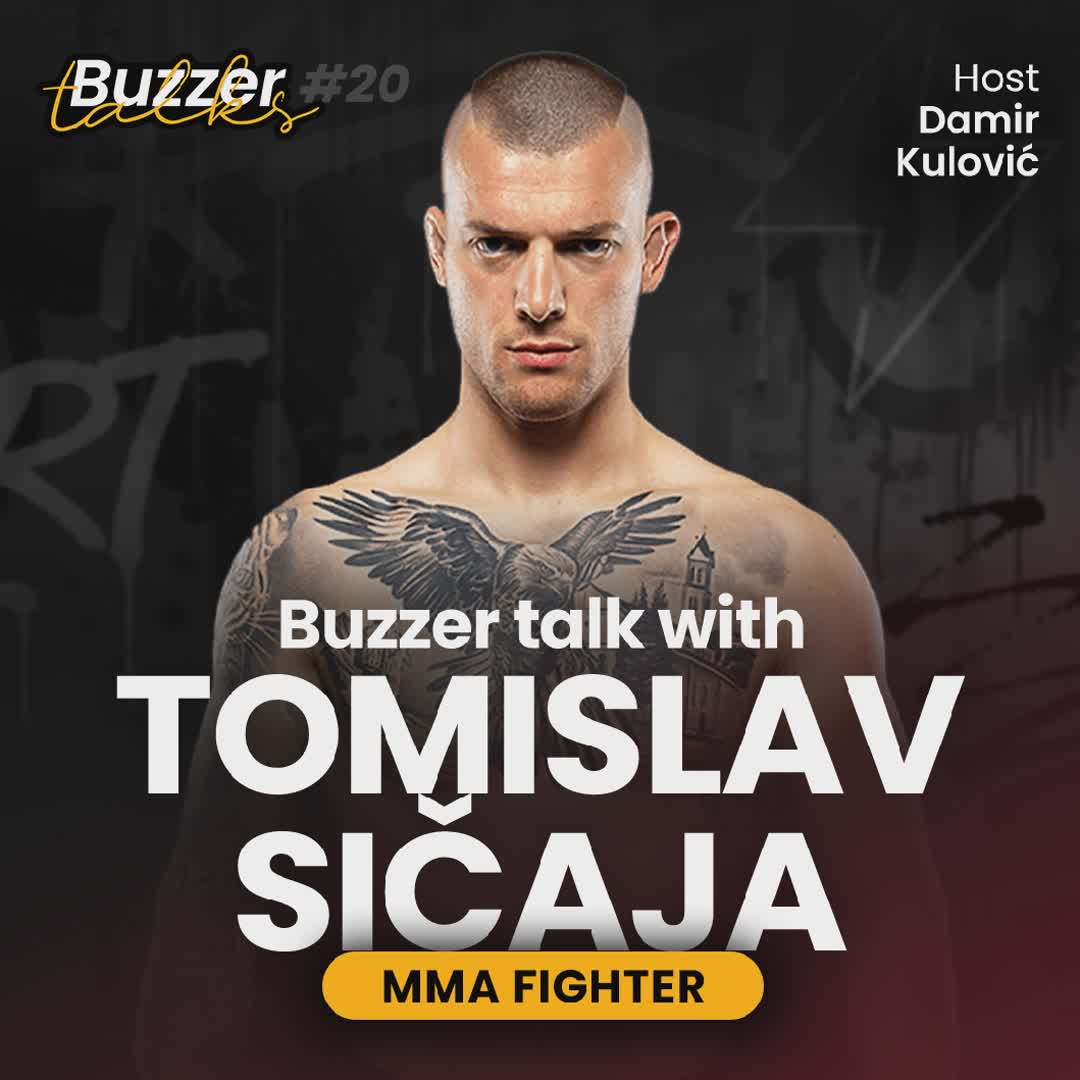 Post by Buzzer Fan: ⚡️Buzzer Talks #20 | Host Damir Kulović sat down with MMA fighter Tomislav Sičaja, who competes under the FNC...