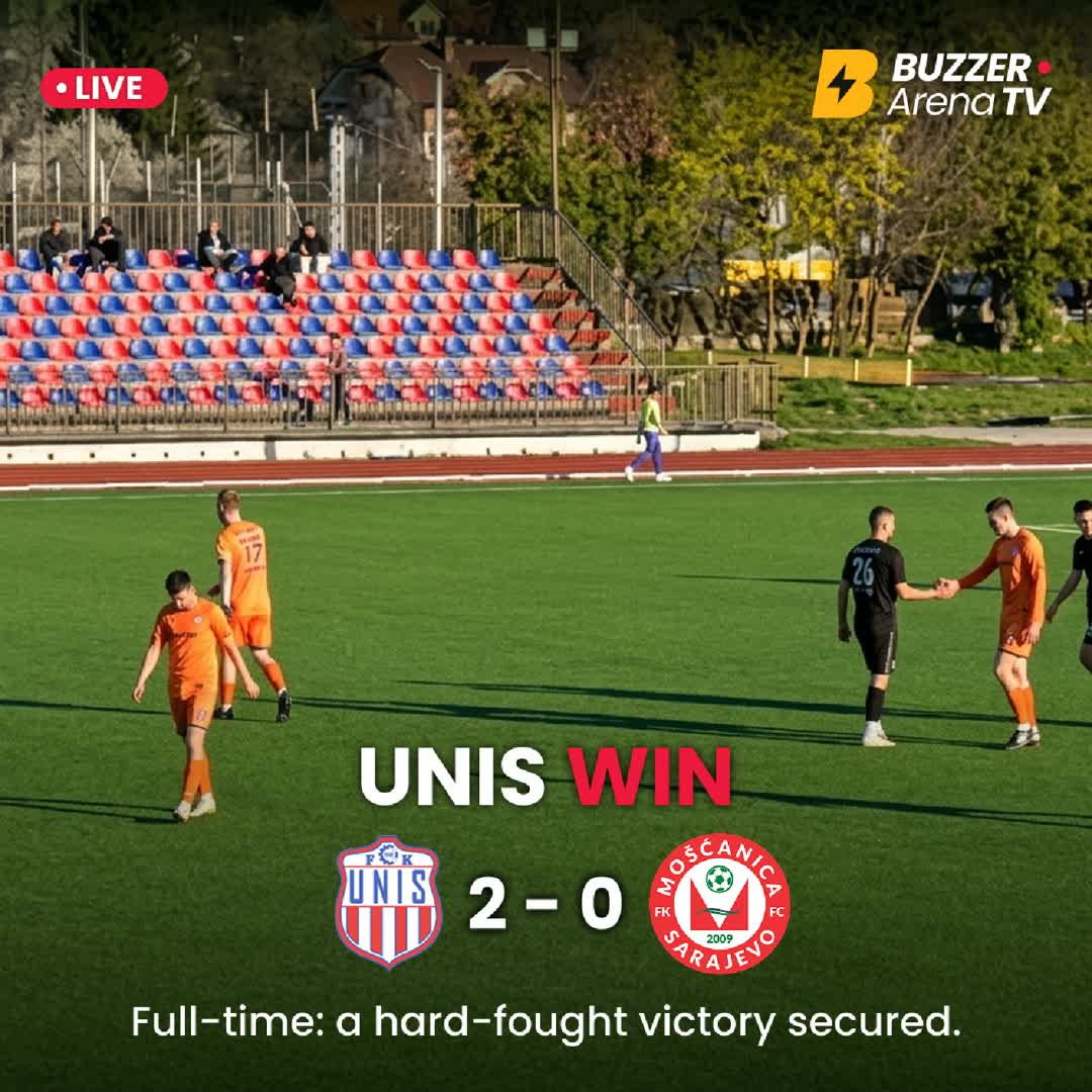 Post by Buzzer Fan: FULL-TIME ⏱️⚽ FK Unis secures a 2–0 victory over FK Mošćanica! A strong and disciplined performance brings all three...