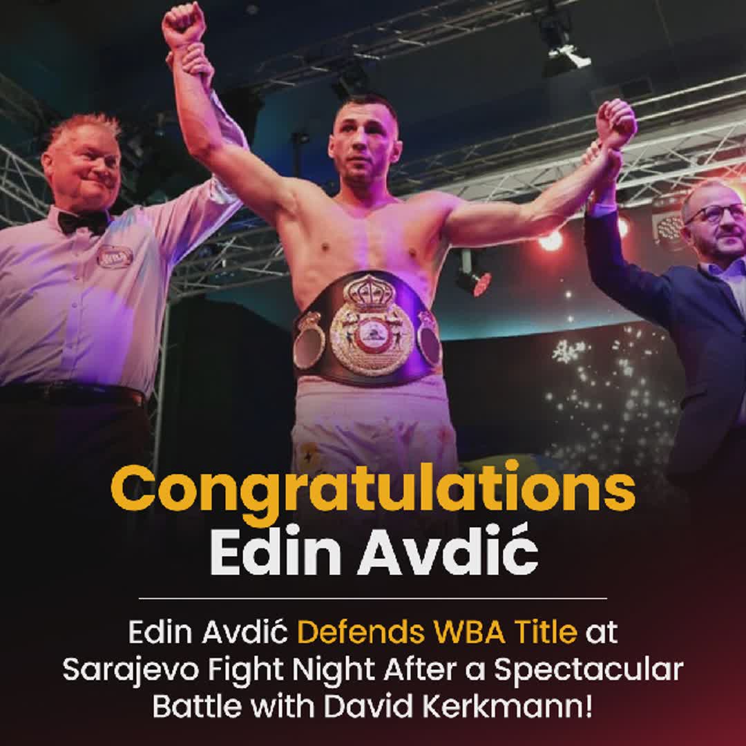 Post by Buzzer Fan: 🥊 Huge congrats to our Buzzer Athlete Edin Avdić on defending the WBA title at Sarajevo Fight Night after a...