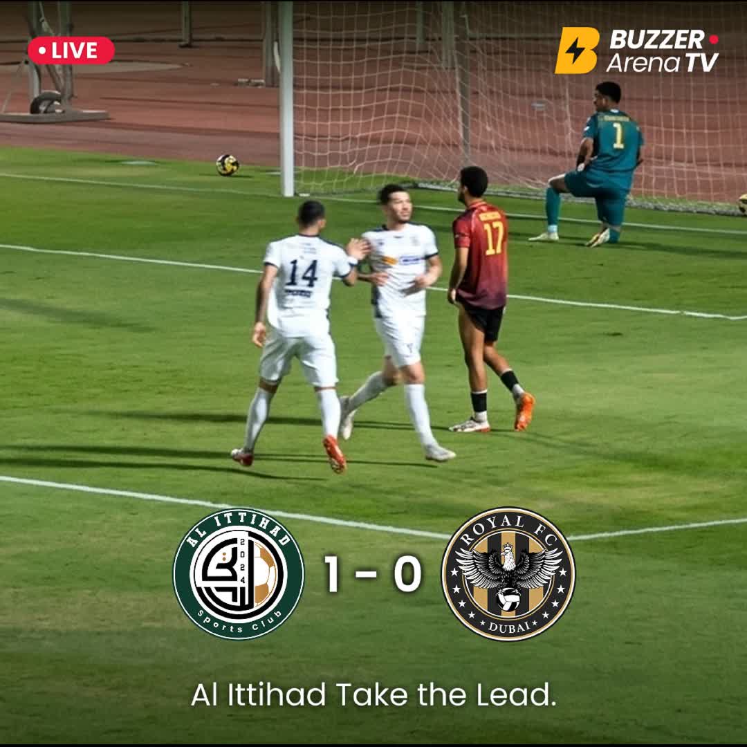 Post by Buzzer Fan: Al Ittihad take the lead in the first half! ⚽️