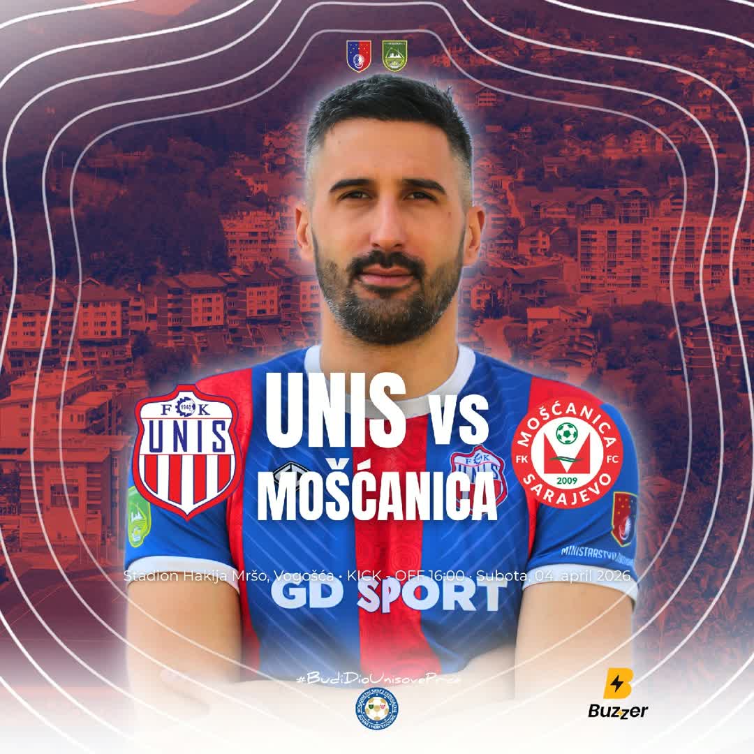 Post by Buzzer Fan: Dođite u subotu na stadion i budite naš 12. igrač! 🌤⚽ FK UNIS u subotu od 16:00 sati dočekuje ekipu Mošćanice na...