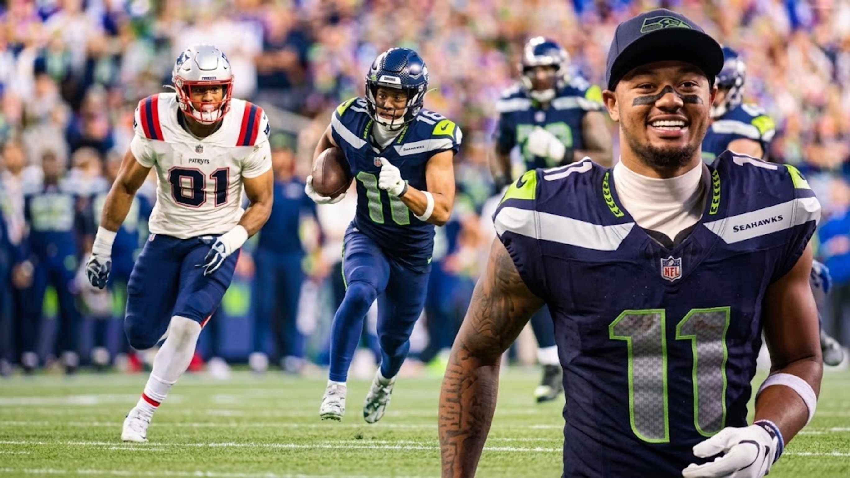 Jaxon Smith-Njigba Scored on Seattle's Second Play From Scrimmage. He Hasn't Slowed Down Since.