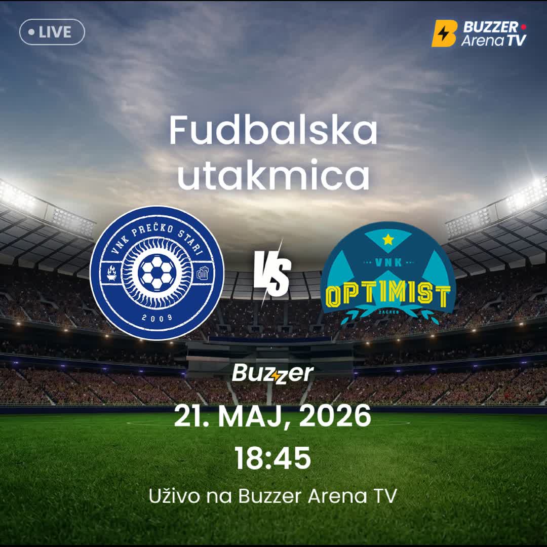 Post by Buzzer Fan: ⚽️ Veterani ponovo izlaze na teren Večeras nas očekuje duel pun iskustva, emocije i dobrog starog fudbalskog šmeka...