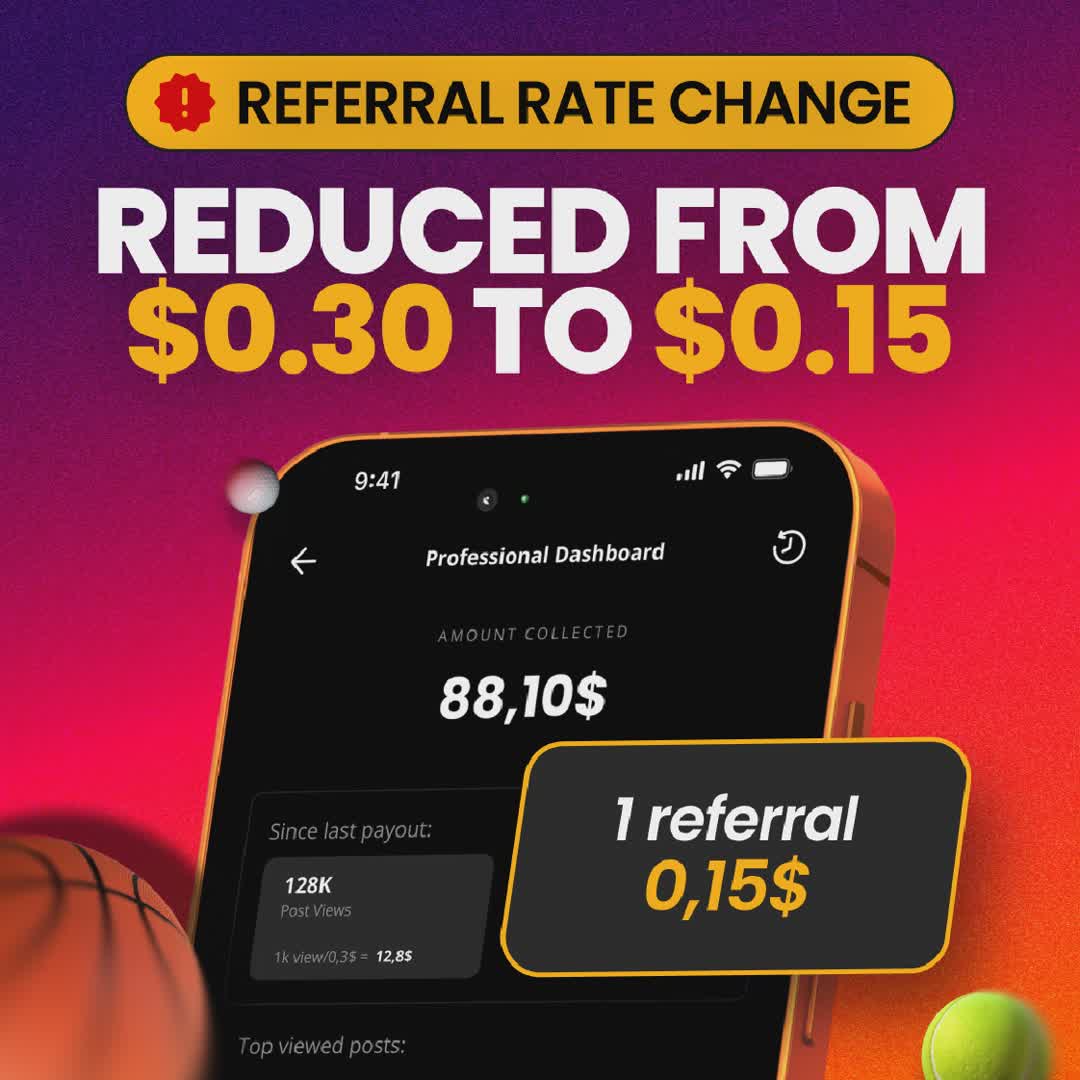 Post by Buzzer Fan: 📢 Referral Rate Update: As our community grows and we reach new milestones 🎯, the referral reward is now $0.15...