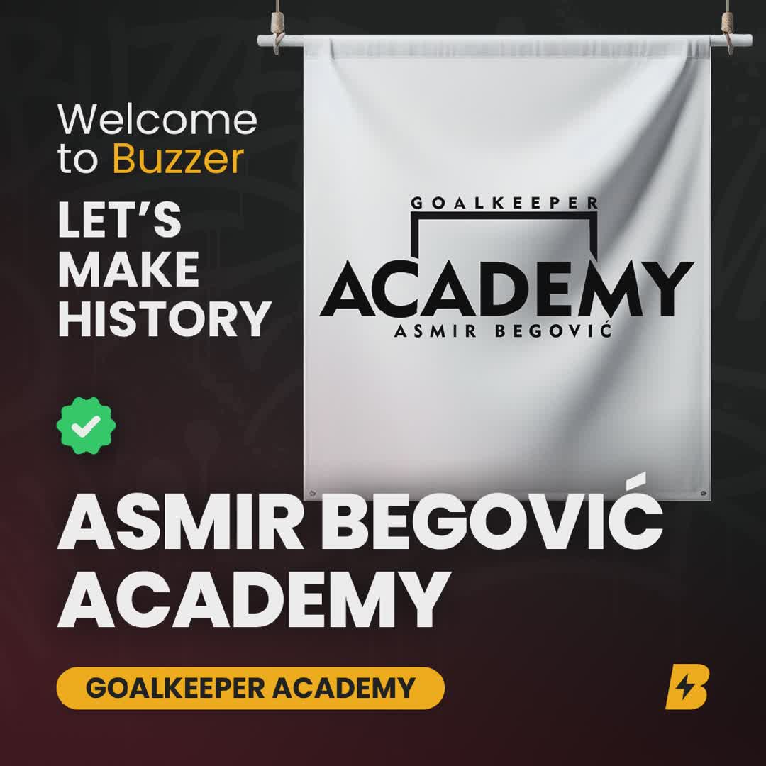 Post by Buzzer Fan: 🚨⚽ Buzzer Featured Member: Goalkeeper Academy Asmir Begović 🌍🔥 Founded in 2018 in Sarajevo, the academy now...