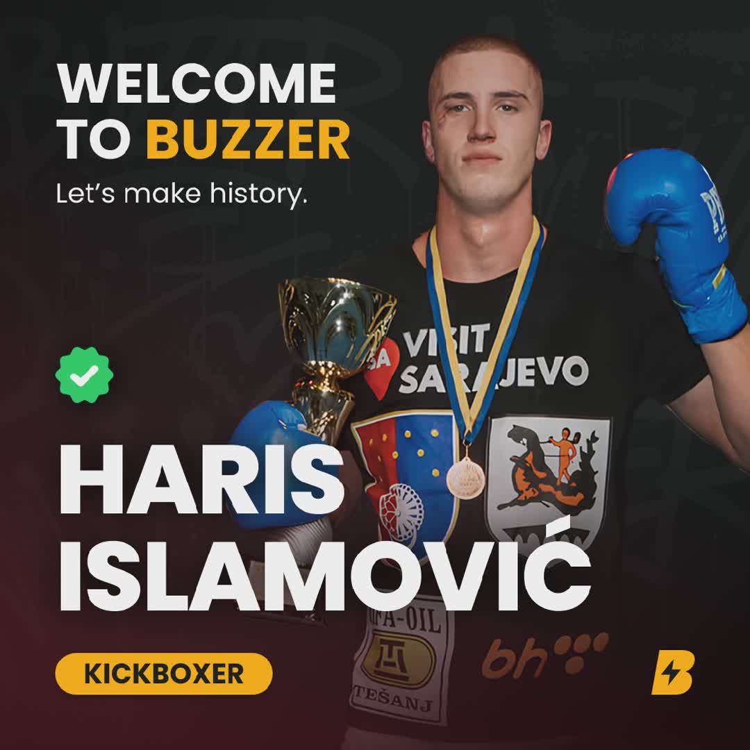 Post by Buzzer Fan: 🚨🥊 Welcome Haris Islamović to Buzzer! 🌍🔥 Haris Islamović is a Bosnian heavyweight kickboxer from Sarajevo who...
