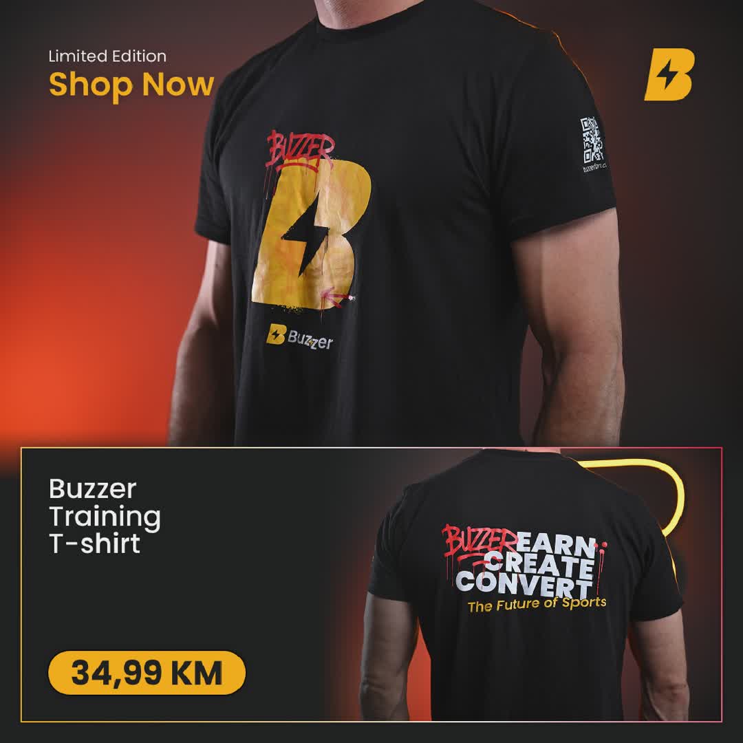 Post by Buzzer Fan: The Buzzer Training T-shirt keeps up with your every move. 💪 Its lightweight fit and soft fabric give you ultimate...
