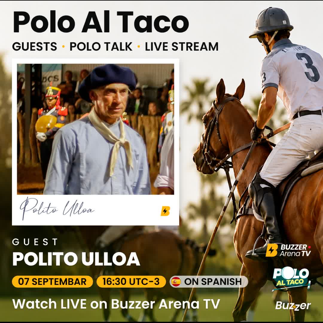 Post by Buzzer Fan: 🐎 Polo Al Taco is LIVE today! Join us for another special edition featuring Polito Ulloa, bringing fresh stories,...