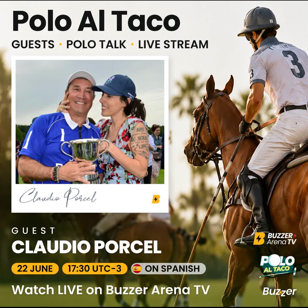 Post by Buzzer Fan: 🏇 POLO AL TACO IS LIVE TODAY! This week, we're joined by Claudio Porcel, a respected name in the polo world, for...