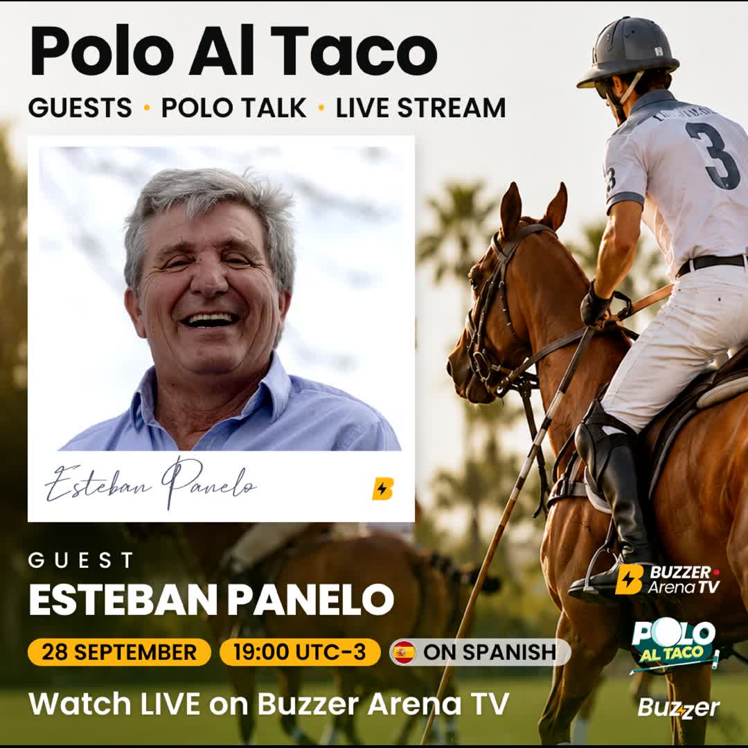 Post by Buzzer Fan: 🐎 Polo Al Taco is LIVE today! Join us for another special edition featuring Esteban Panelo, bringing stories,...