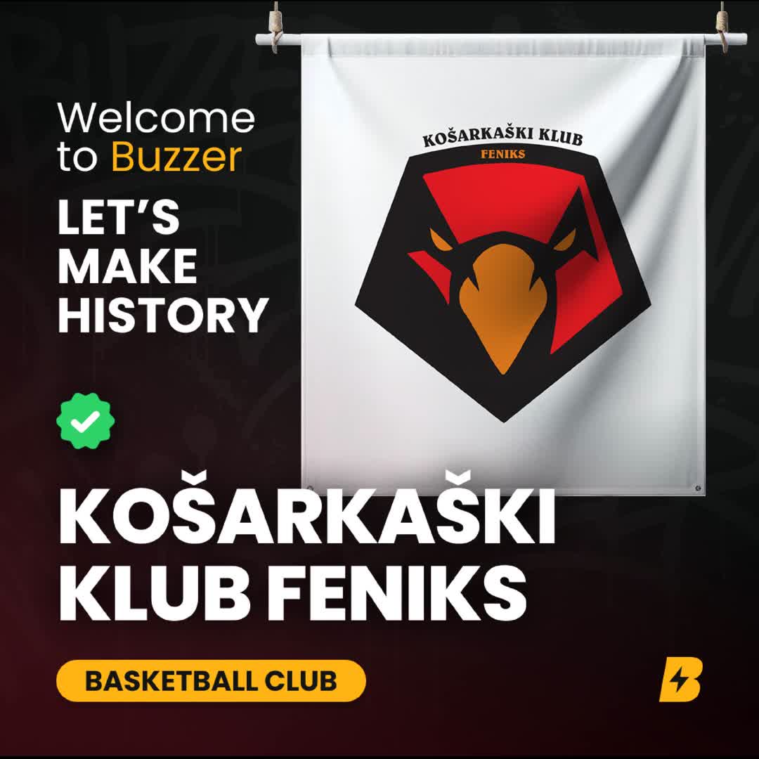 Post by Buzzer Fan: Drago nam je poželjeti dobrodošlicu KK Feniksu u Buzzer zajednicu. 🤝 KK Feniks kroz predan rad sa mladima...