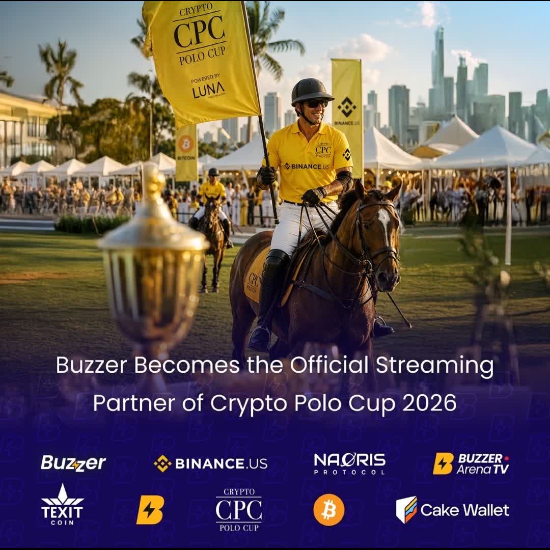 Post by Buzzer Fan: Proud to announce ⚡Buzzer as the Official Streaming Partner of Crypto Polo Cup 2026. From Miami, USA, we’ll be...