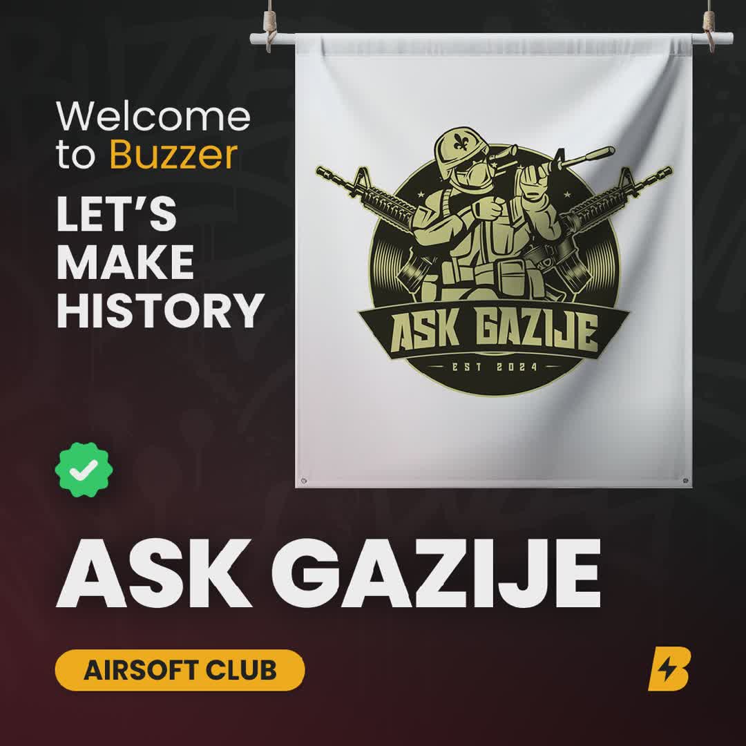 Post by Buzzer Fan: 🎯🔫 Welcome Airsoft Klub Gazije to Buzzer! 💥 Founded on May 1, 2024, ASK Gazije quickly became one of the most...