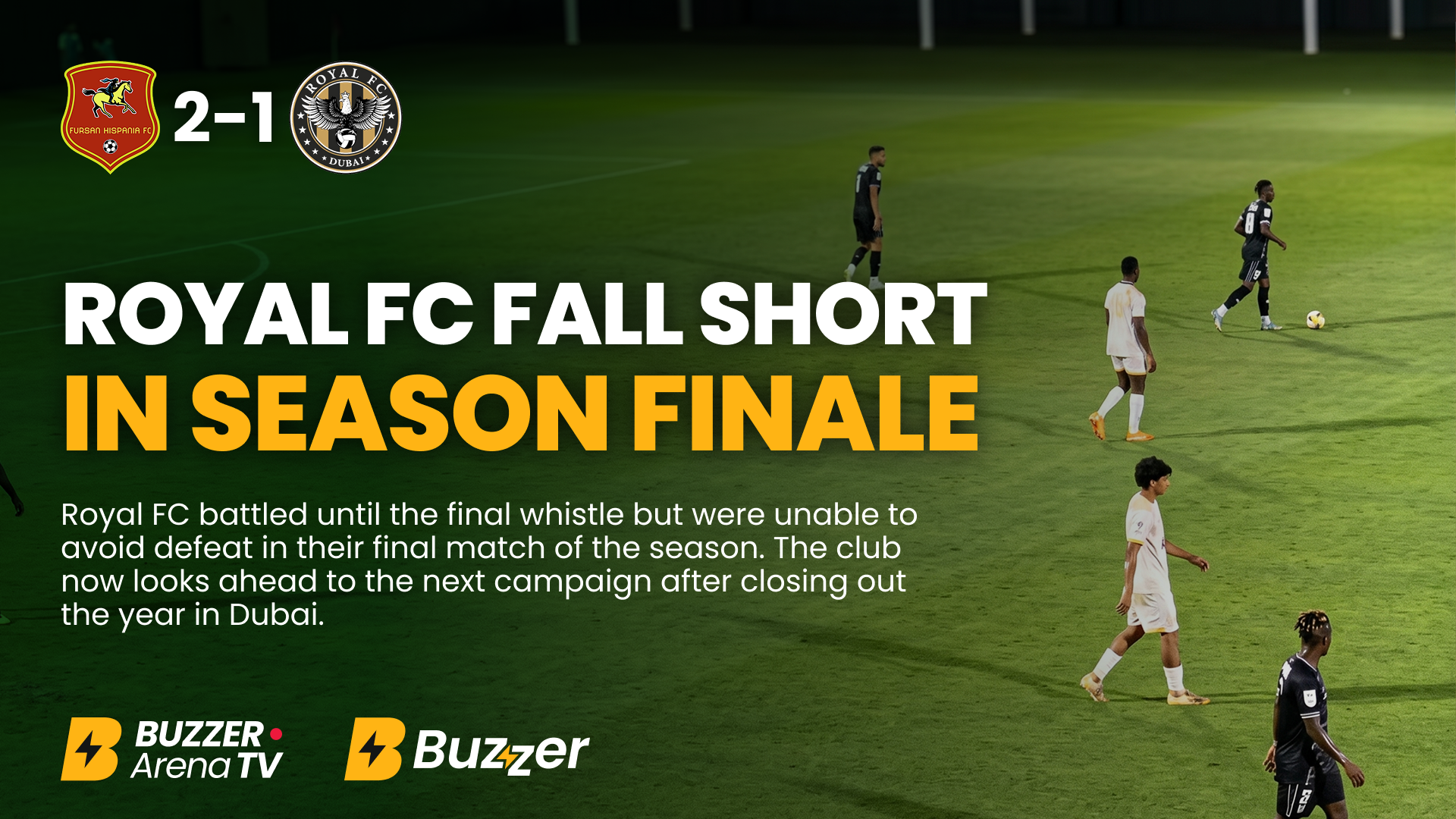 Royal FC Fall Short Against Fursan Hispania in Final Match of the UAE Second Division League Season